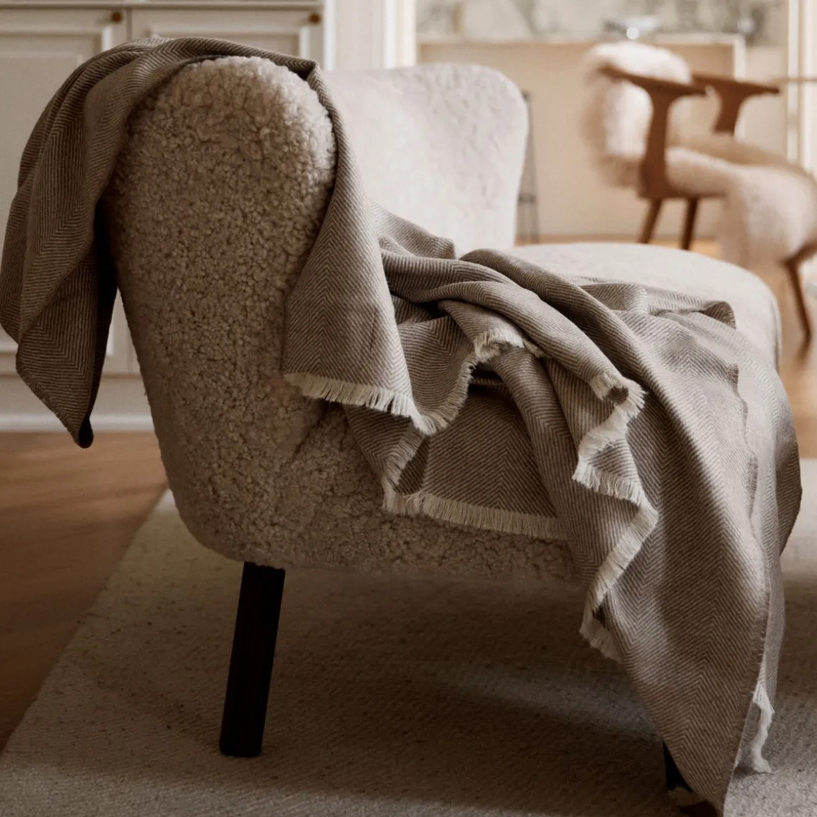 Sidsley uldplaid | 100% baby alpakauld