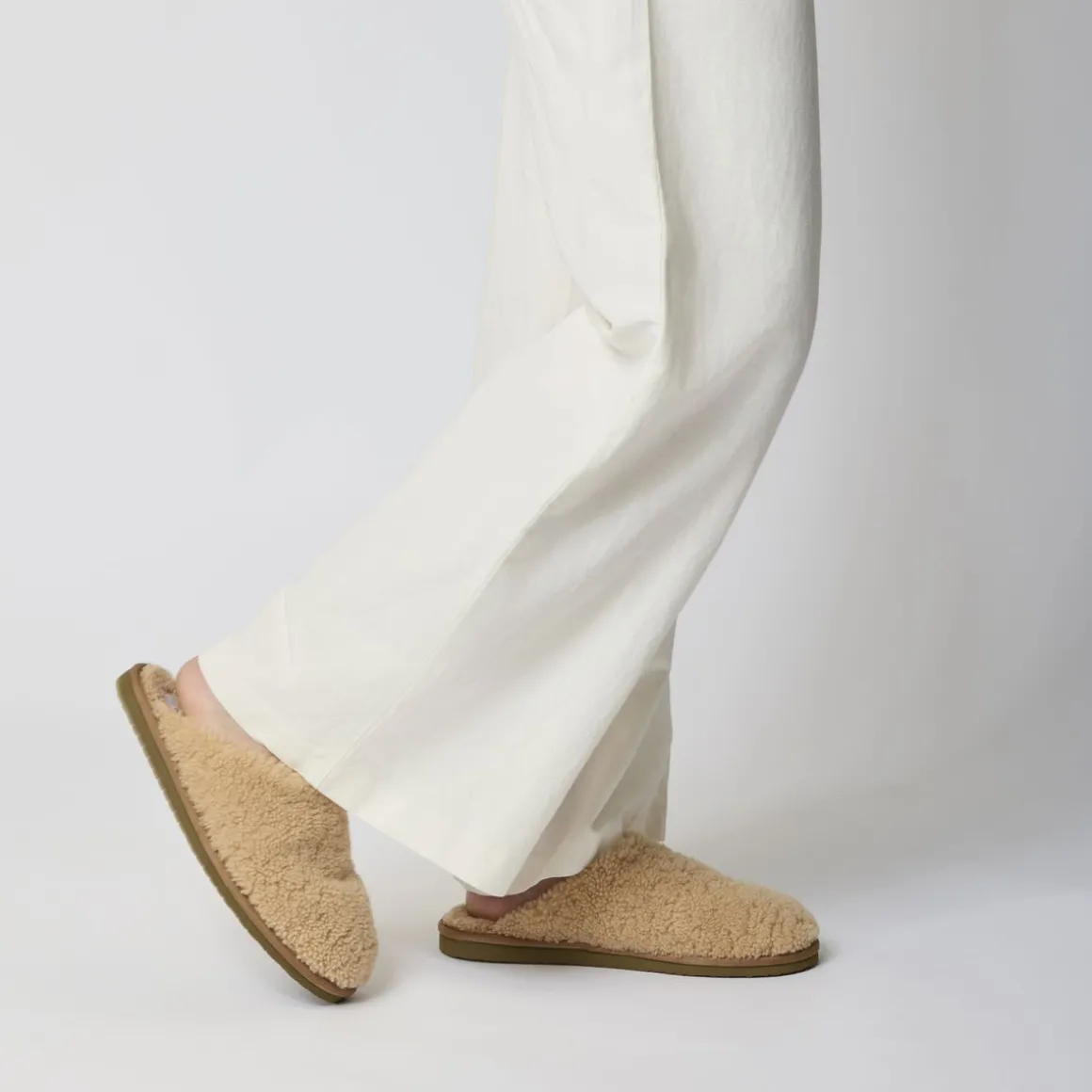 Unisex krøllet hjemmesko